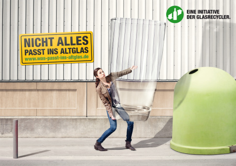 Nicht alles passt ins Altglas