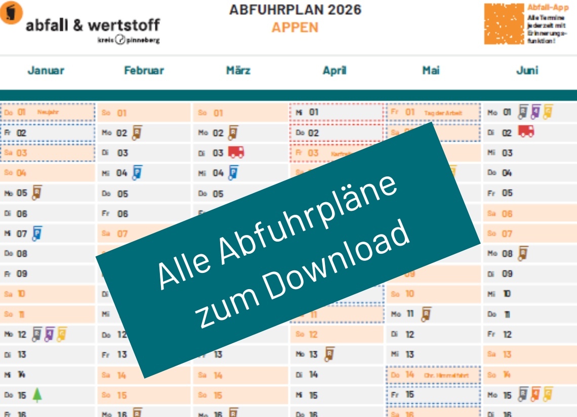 Abfallinfo und Abfuhrpläne 2026 digital