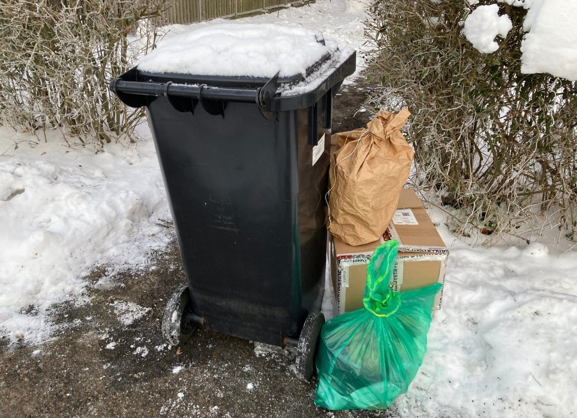 Winterbedingt ungeleerte Tonnen - Infos zu Beistellungen