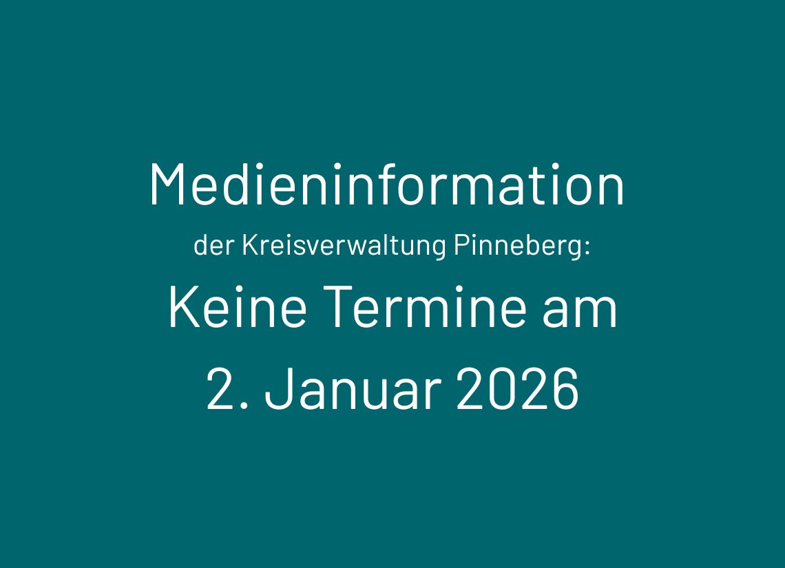 Medieninformation des Kreises Pinneberg