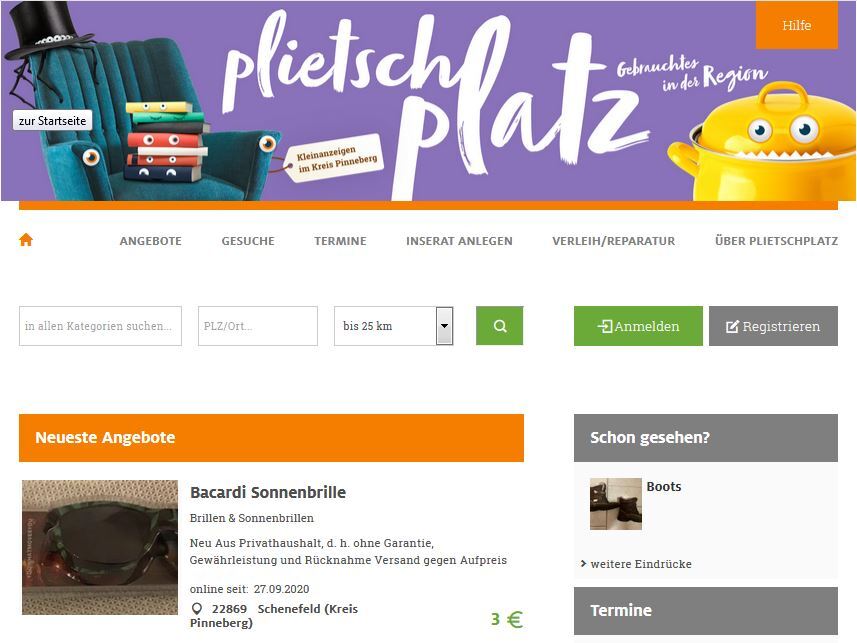 Aufräumen - Aussortieren - Plietschplatz