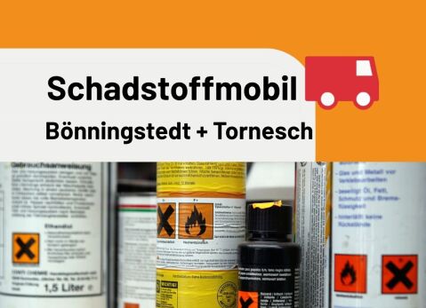 Schadstoffmobil in Bönningstedt un Tornesch