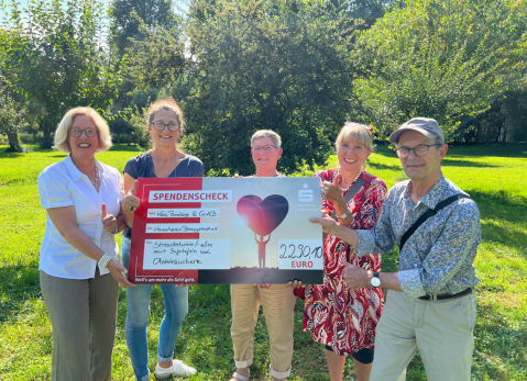 Scheckübergabe an den Heimatverein Bönningstedt