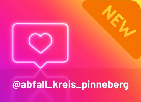 Wir sind jetzt auch auf Instgram Bild by canva pro
