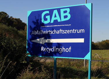 Recyclinghof_Schild